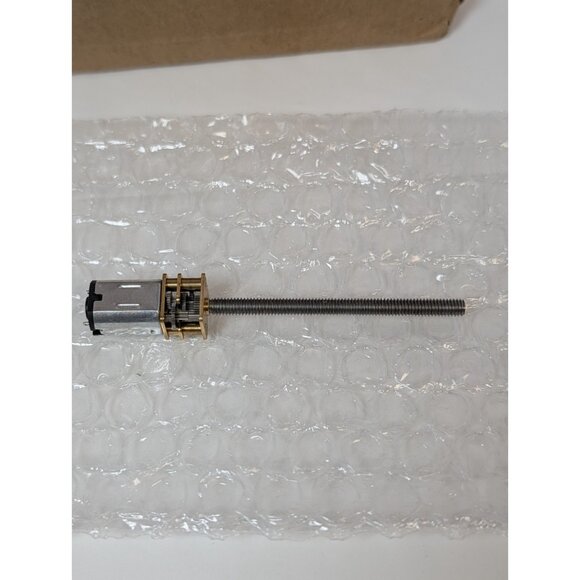 Threaded Shaft M4 55mm DC Gear Motor 3V 6V 12V Mini Electric Screw Red 12V 30RPM - Picture 5 of 8